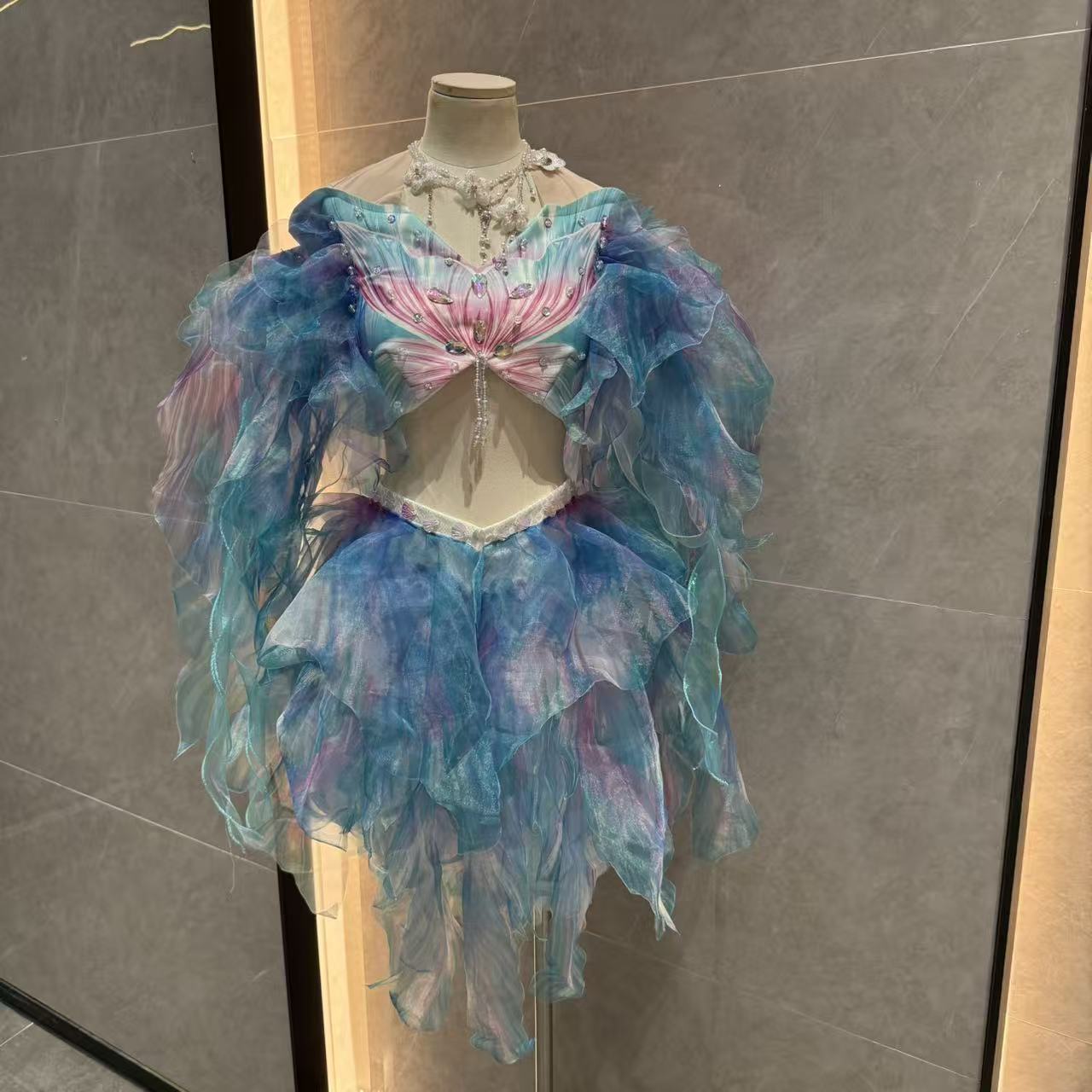 Aquarium & Marine Museum Universiti Malaysia Sabah Kota Kinabalu Sabah - Mermaid Water Dance Skirt Princess Dress