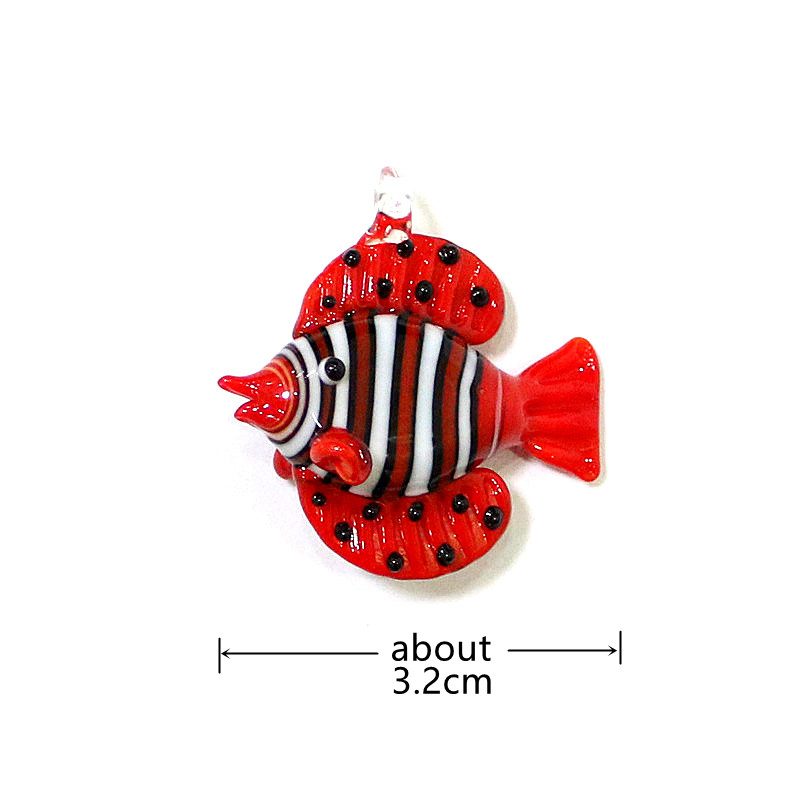 Colorful Mini Glass Fish Figur - Marine Aquarium Europe recension och pris