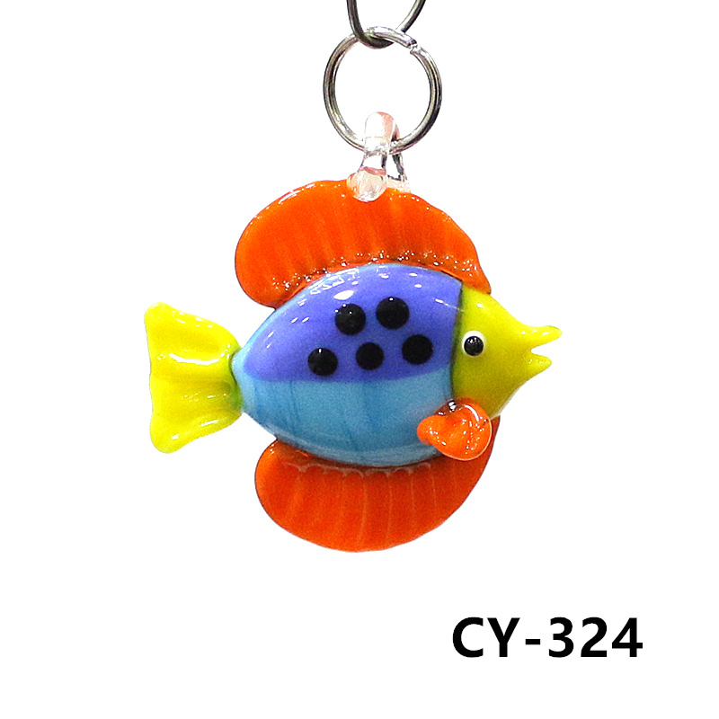 Colorful Mini Glass Fish Figur - Marine Aquarium Europe recension och pris