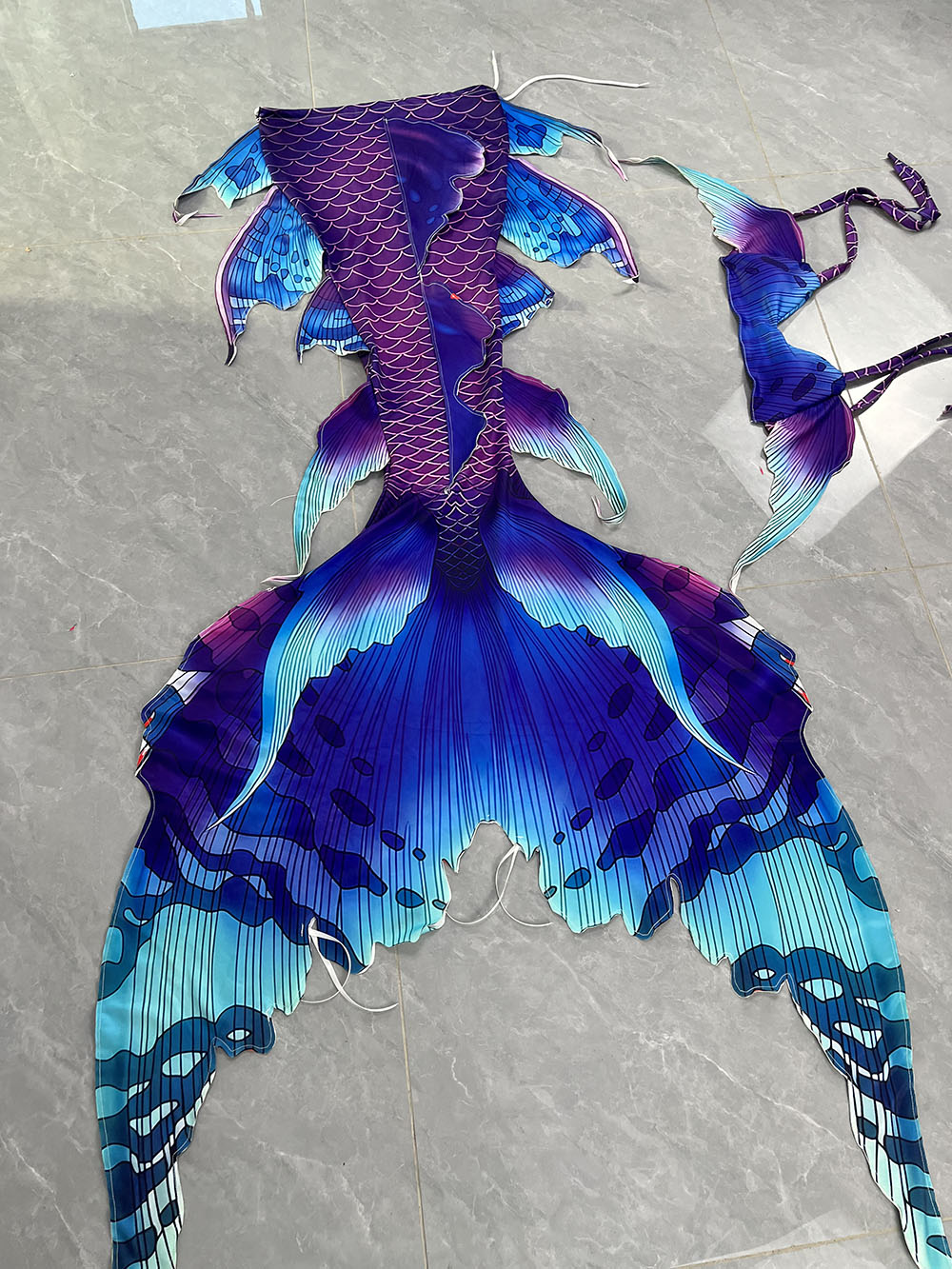 Colorful Dreamy Mermaid Tail A - Aquarium & Marine Museum Universiti Malaysia Sabah Kota Kinabalu Sabah recension och pris