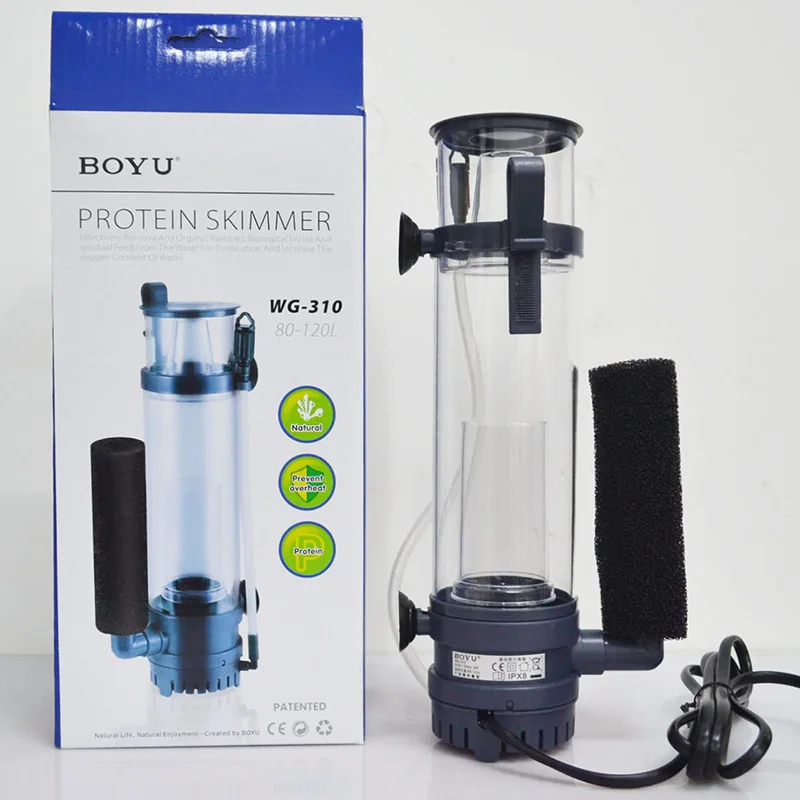 6W/8W BOYU Protein Skimmer Fil - Marine Aquarium Protein Skimmer recension och pris